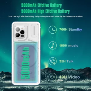 Luna Smartphone Rhythm Ambient Light 8GB 256GB 108MP G99 Mobile Phone Night Vision Cellphones